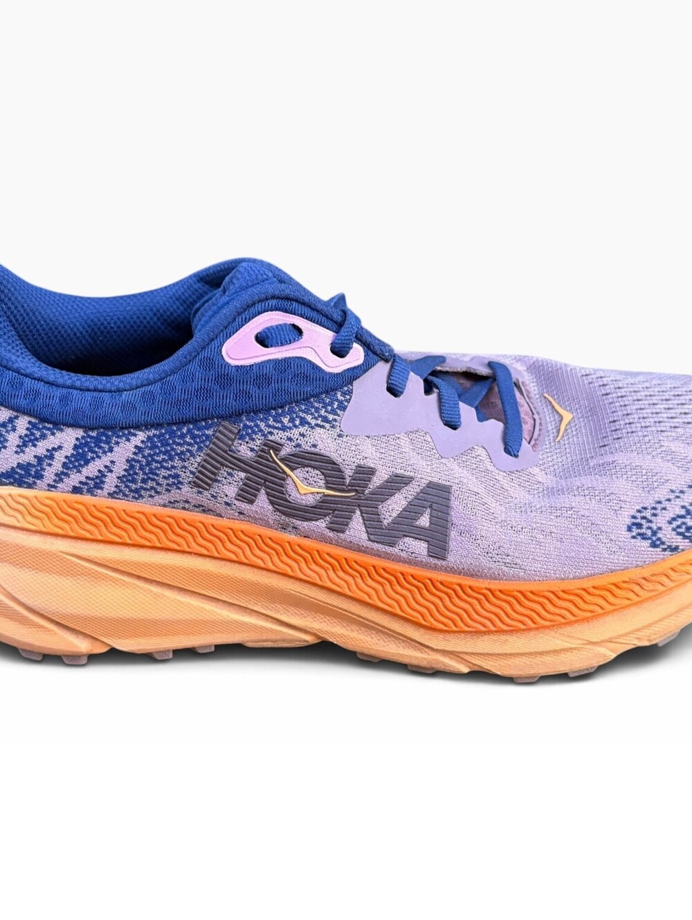 NWOT Hoka One One Challenger ATR 7 Running Shoe Women's 5.5B Purple Orange Gym